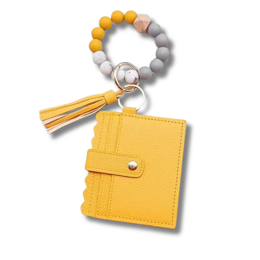 Solid Yellow Wristlet