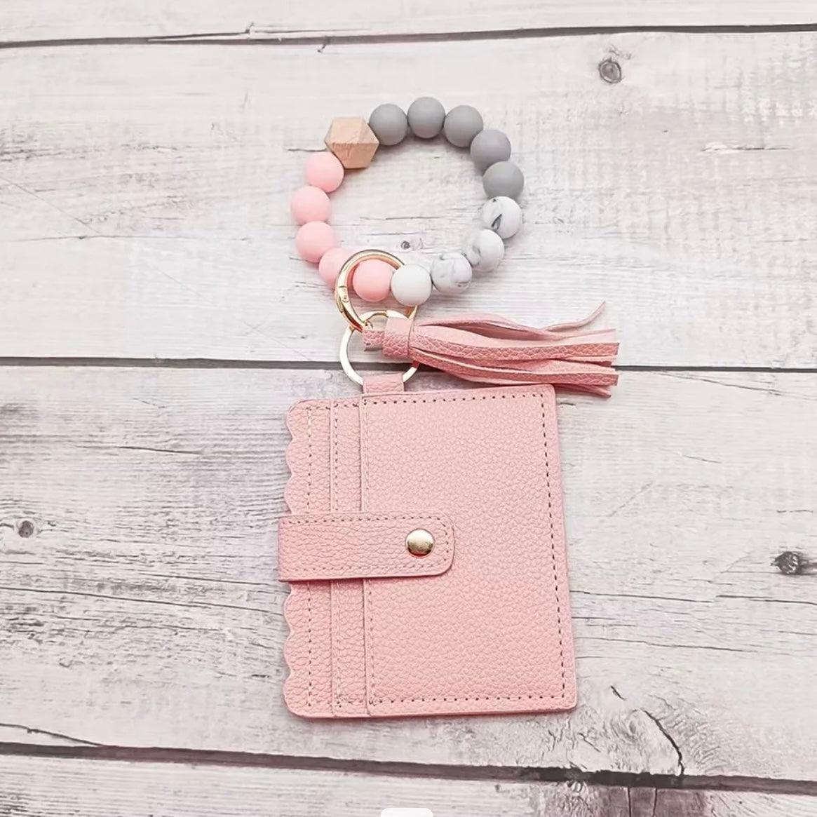 Powder Pink Wristlet